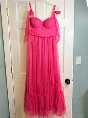 TikTok Shop Padded Maxi Dress